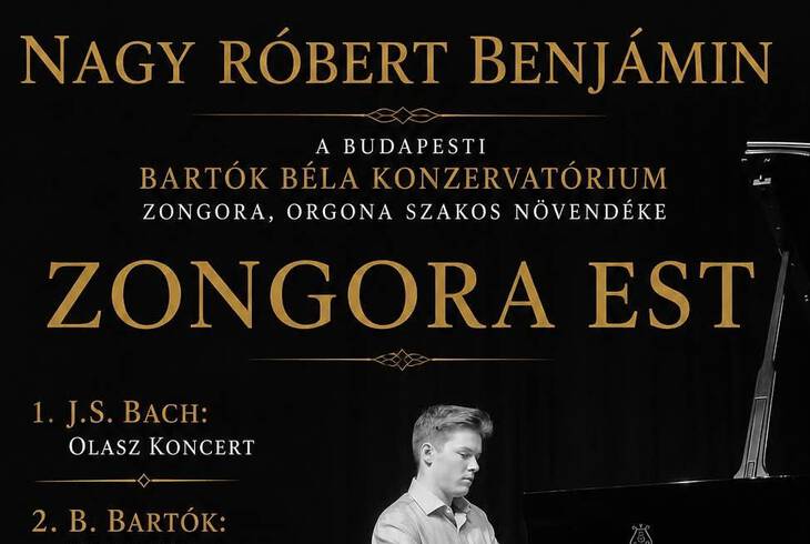 Nagy R�bert Benjamin, egykori n�vend�k�nk koncertje iskol�nkban‼️🎼🎹 